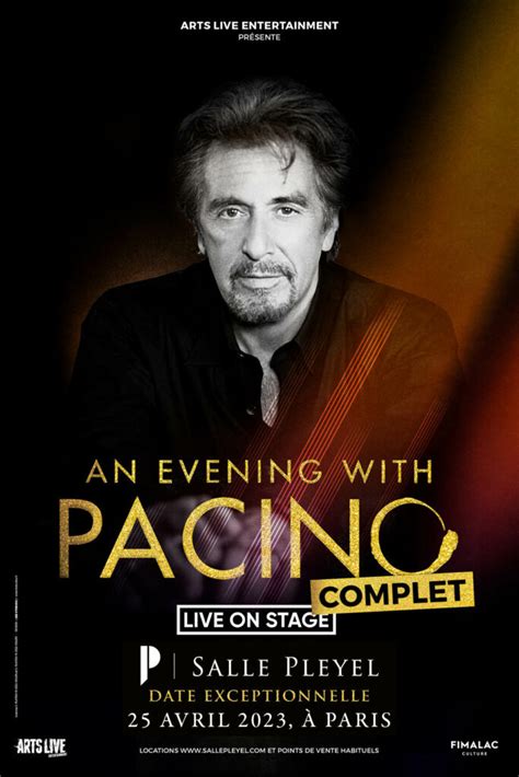 pacino pleyel|Salle Pleyel